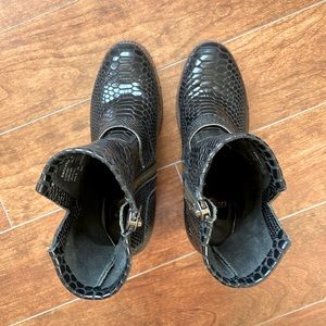 Freebird Carlitto Black Snake Boots